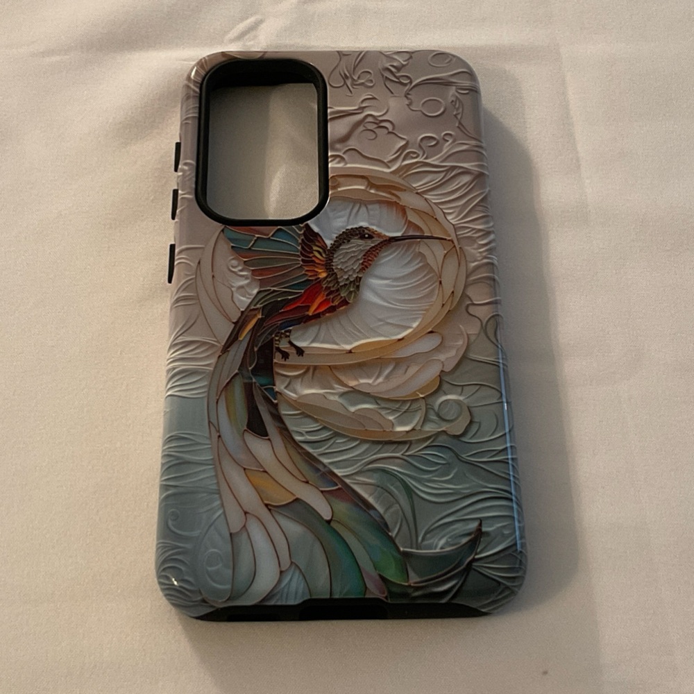 Samsung Galaxy S23 Mosaic Hummingbird Phone Case - Multicolor